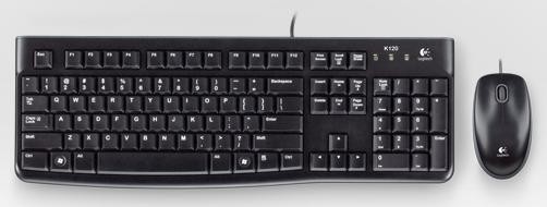 Клавиатура + мышь Logitech Desktop MK120 Black (920-002561) RTL ПРОВОДНОЙ