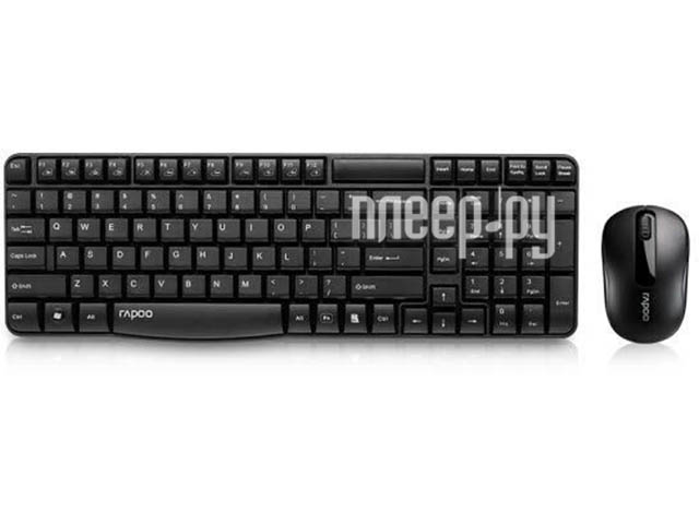Клавиатура + мышь Rapoo X1800S Black