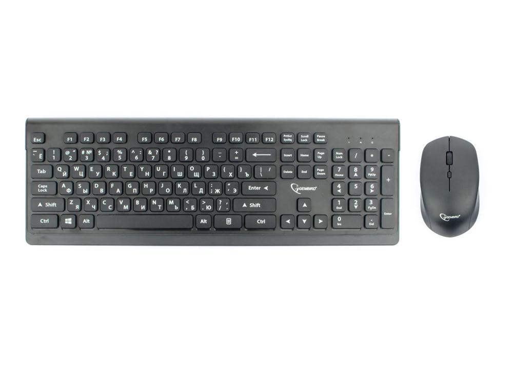 Клавиатура + мышь Gembird KBS-7200 черный