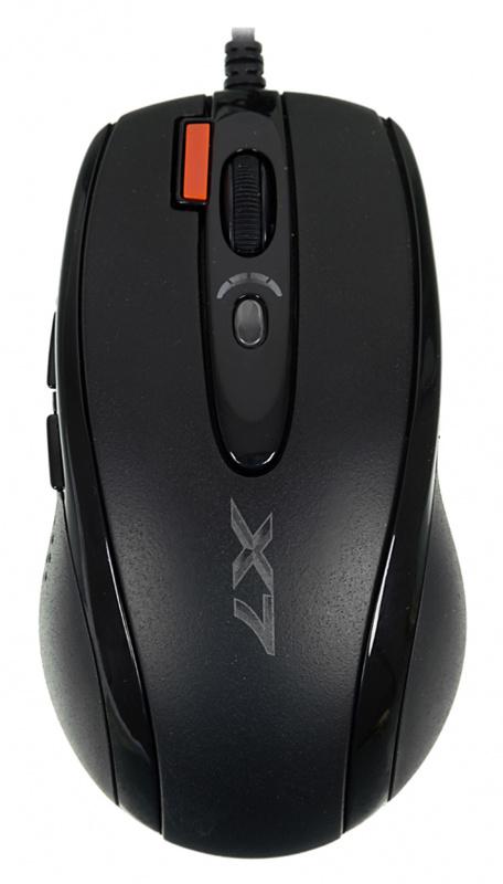 Mouse A4 Tech XL-750BK Gamer LAZER Mouse, 3600DPI, 6btn+Roll, Black, USB, RTL
