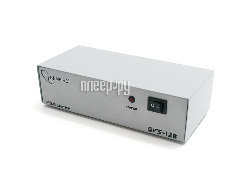 Разветвитель VGA 1комп.-8 мониторов, Gembird (GVS128) HD15F/8x15F