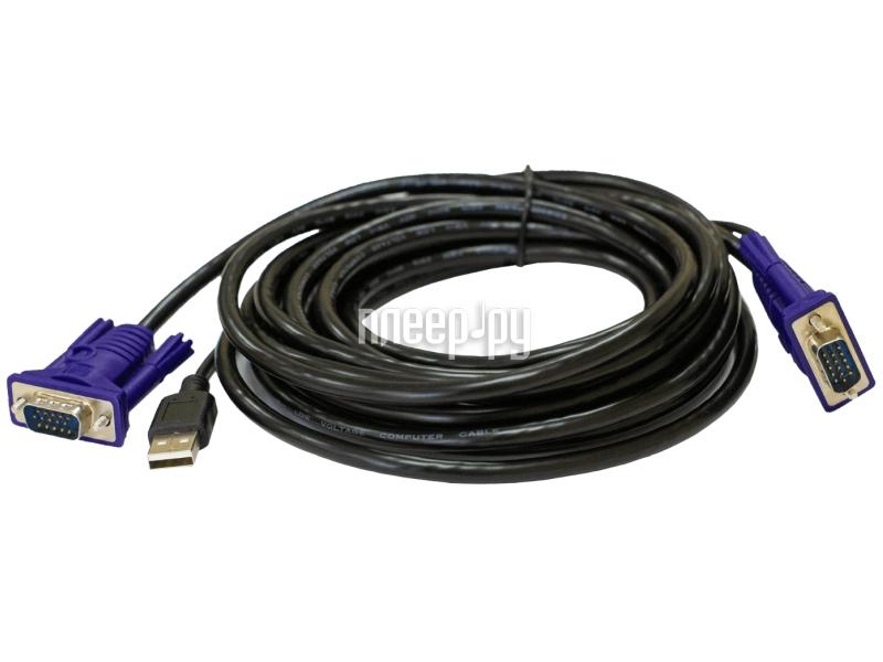 KVM Cable D-Link 2 in 1 USB KVM in 5m (DKVM-CU5) Cable for KVM Switch