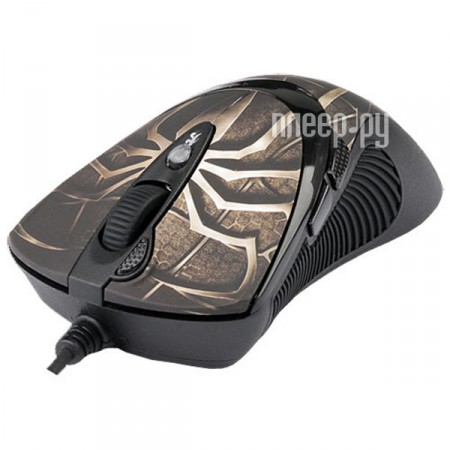Mouse A4 Tech XL-747H Gamer LAZER Mouse, 3600DPI, 7btn+Roll, ("коричневый паук"), USB, RTL