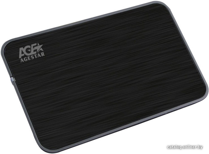 External case for HDD 2,5" AgeStar 3UB2A8 Black (2.5", SATA, USB3.0!!!) 84.5x12.8x134мм RTL