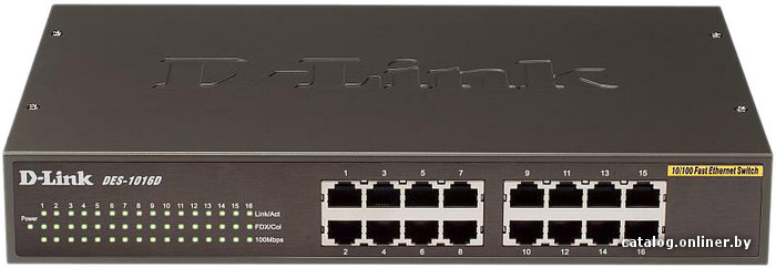 Switch D-Link DES-1016D 16-port 10/100Mbps Retail