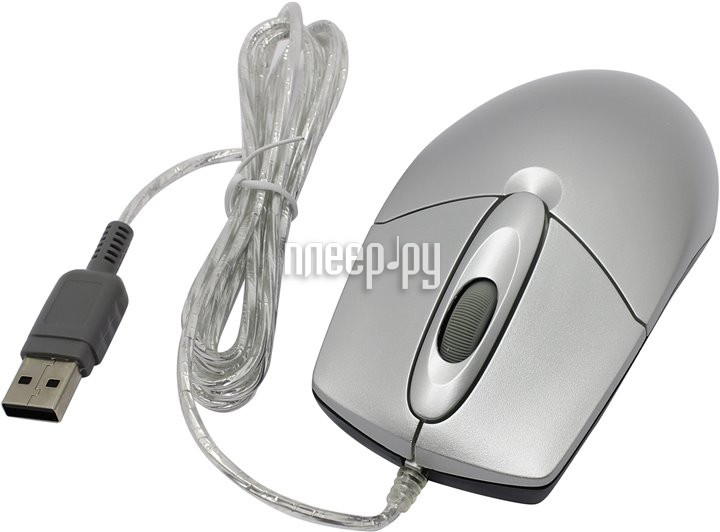 Mouse A4 Tech OP-720 Optical Mouse, USB, Silver