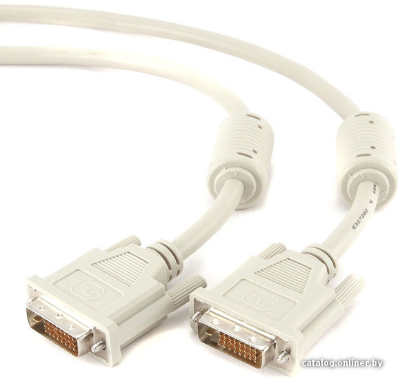Кабель DVI-D dual link Gembird, 4.5м (CC-DVI2-15) 25M/25M, экран, феррит.кольца, пакет