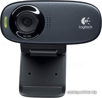 Web-cam Logitech HD WebCam C310 (960-000638) (1280x720, MIC, USB2.0, крепл. NB и LCD) Black RUS RTL