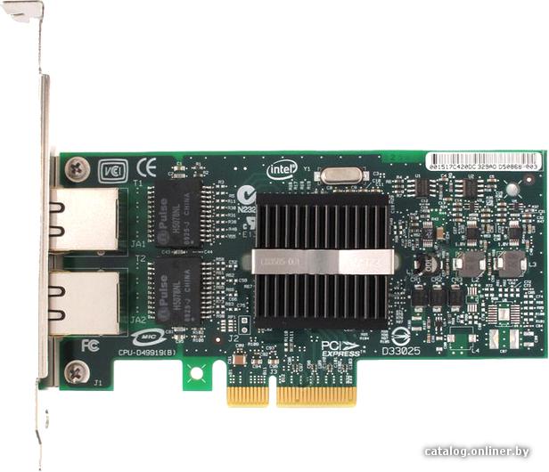 Сетевая карта Intel EXPI9402PTBLK Dual Port PCI-E 10/100/1000Mbit OEM