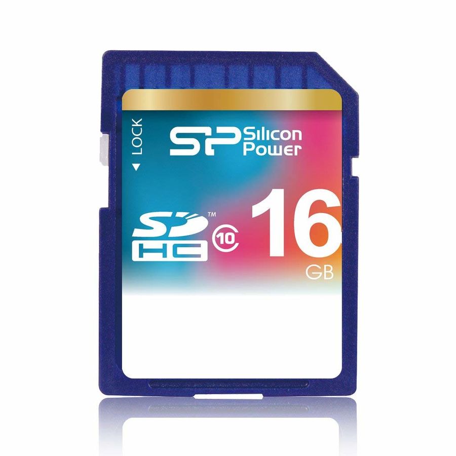 SD 16 Gb Silicon Power Class 10 SDHC (SP016GBSDH010V10) RTL