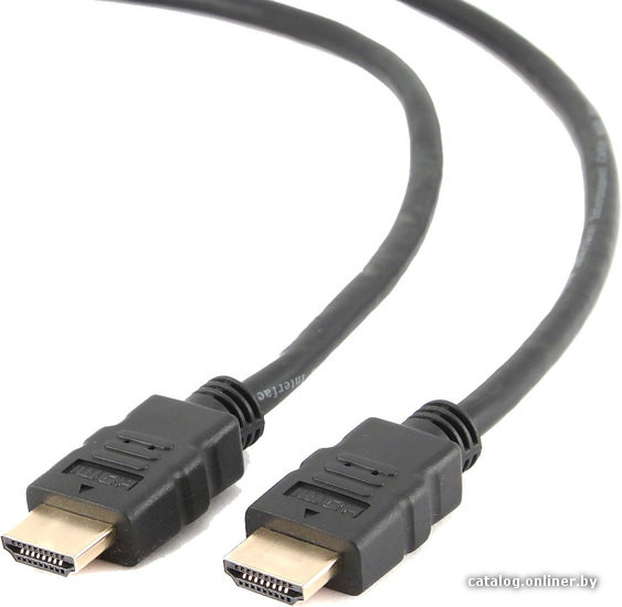 Кабель HDMI- HDMI Gembird 10.0m ver1.4, (CC-HDMI4-10M), позолоченные контакты, Black