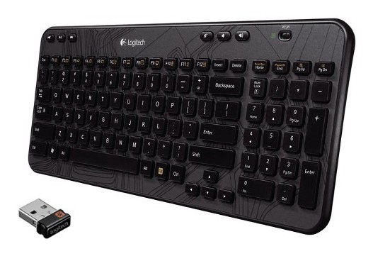 Клавиатура Wireless Logitech K360 (920-003095) Black, Multimedia, USB, RTL