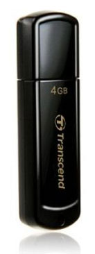 4 Gb Transcend JetFlash 350 TS4GJF350 Black (с колпачком/пластик) Retail