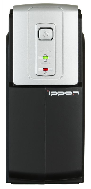 Источник бесперебойного питания Ippon Back Office 1000 Black-Silver (1000VA/600W, 4 розетки, защита телефонной линии)