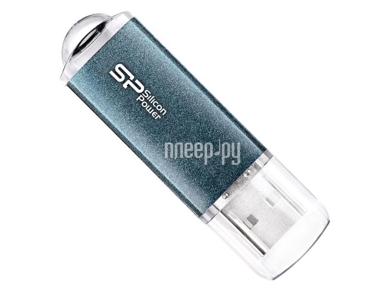 8 Gb USB3.0 Silicon Power Marvel M01 SP008GBUF3M01V1B Blue (с колпачком/металл) Retail