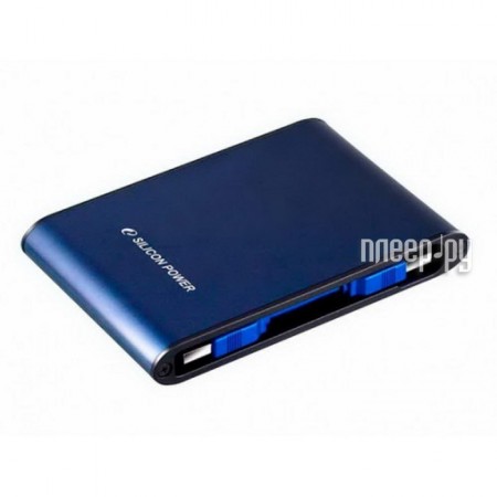 External HDD 2.5" USB3.0 Silicon Power 1TB Armor A80 (SP010TBPHDA80S3B) Blue RTL