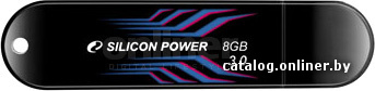 16 Gb USB3.0 Silicon Power Blaze B10 (SP016GBUF3B10V1B) с колпачком/пластик, Black Retail