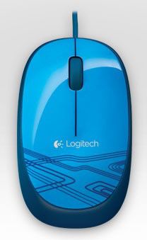 Mouse Logitech M105 (910-003119) Optical Mouse USB, 3btn+Roll, Blue, RTL