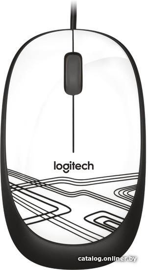 Mouse Logitech M105 (910-002941) Optical Mouse USB, 3btn+Roll, White, RTL