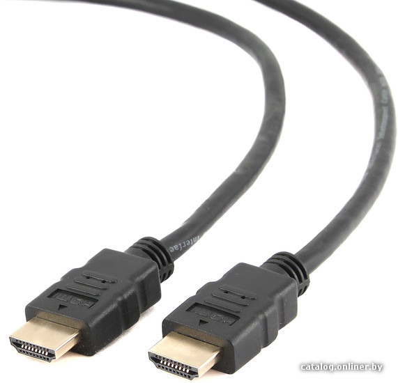 Кабель HDMI- HDMI Gembird 0.5m ver.2.0, (CC-HDMI4-0.5M), позолоченные контакты, Black