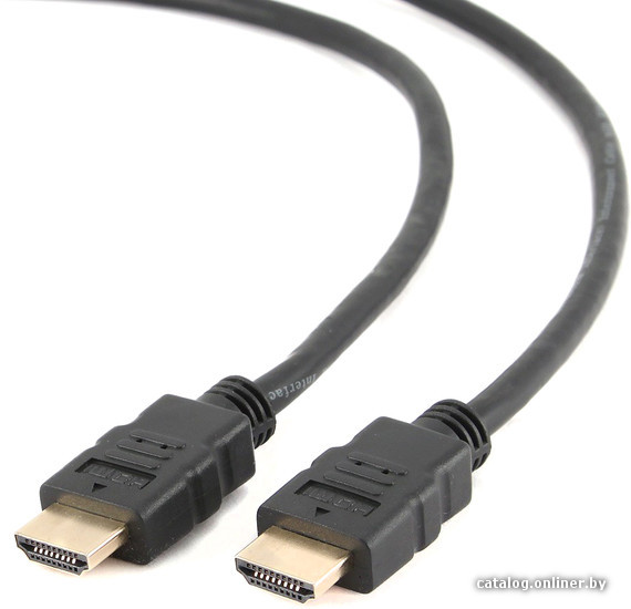 Кабель HDMI- HDMI Gembird 1.0m ver1.4, (CC-HDMI4-1M), позолоченные контакты, Black