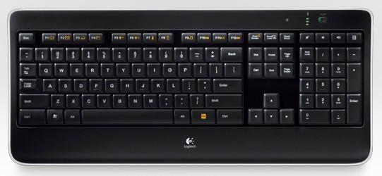 Клавиатура Wireless Logitech K800 (920-002395) Wireless Illuminated RTL