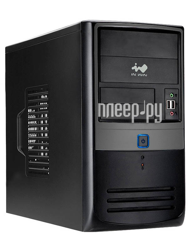 Корпус mATX Inwin EMR003 450W Black-Silver