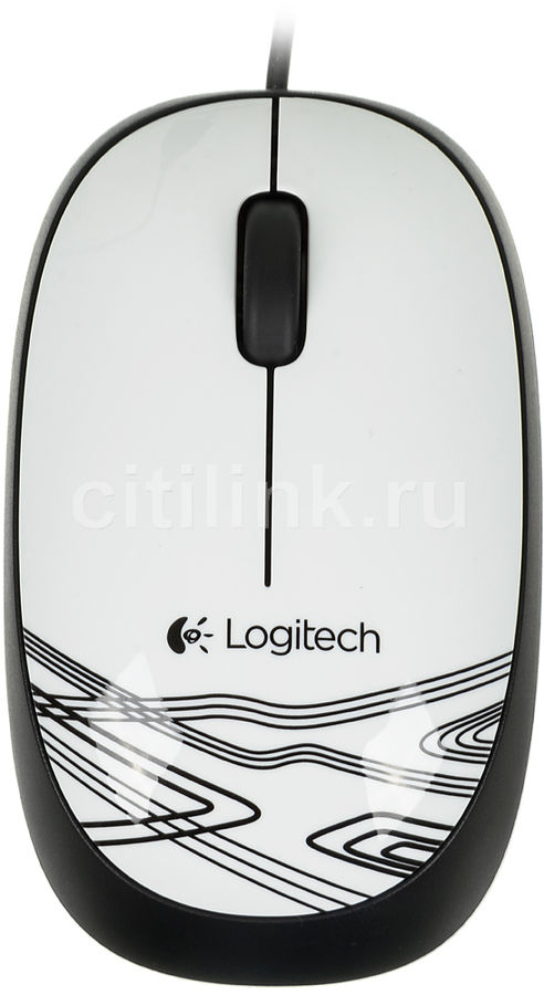 Mouse Logitech M105 (910-003117) Optical Mouse USB, 3btn+Roll, White, RTL