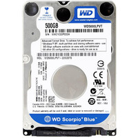 HDD 2,5" SATA WD 500GB Scorpio Blue (WD5000LPVX) 7mm 5400RPM 8MB SATA-3 6Gb