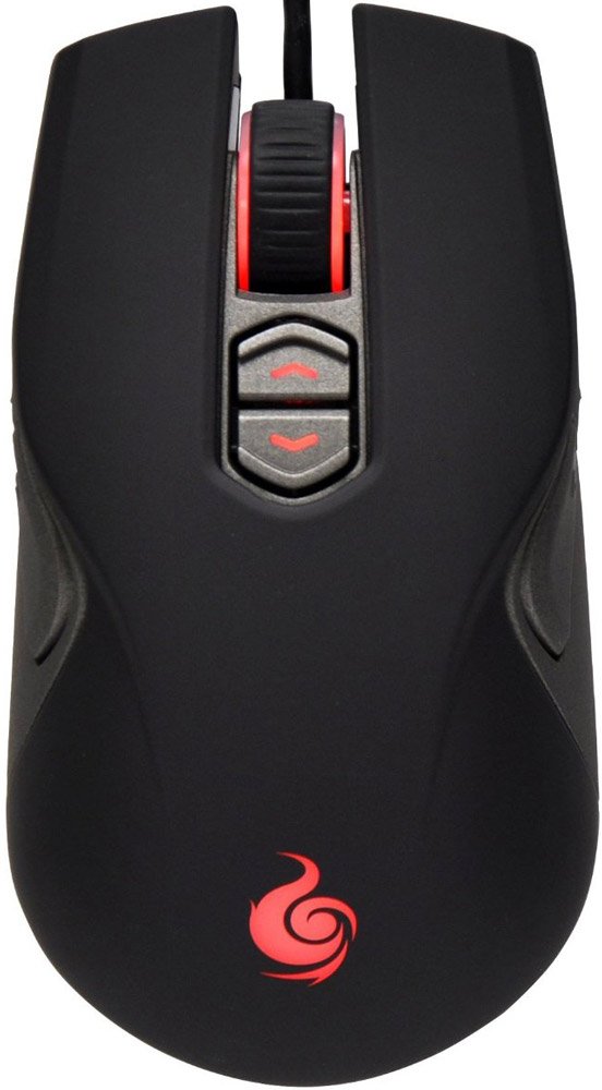 Mouse Cooler Master Storm Recon Black (SGM-4001-KLLW1) (Laser, 4000 dpi, USB, Avago ADNS-3090 Optical Sensor, 9 кнопок, 1 колесико с нажатием) RTL