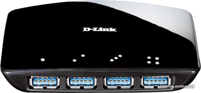USB HUB D-LINK DUB-1340 (разветвитель 4xUSB3.0, питание от сети) RTL