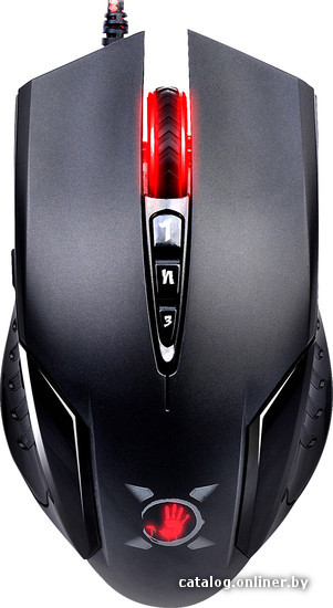 Mouse A4 Tech Bloody V5 Gaming mouse (8 buttons + wheel, optical engine, wired transmission, usb 3.0, 3200 DPI, 125-500Hz/sec, 160kb memory, 143g), RTL