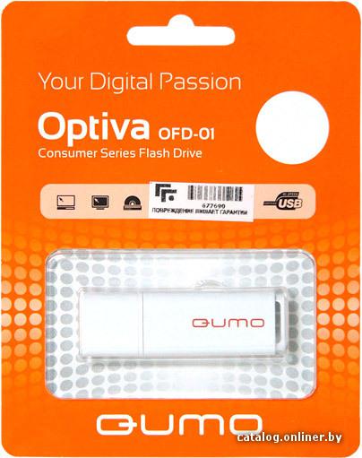 16 Gb QUMO Optiva 01 White USB2.0
