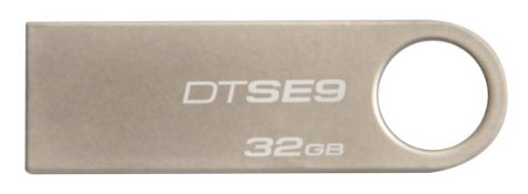 32 Gb Kingston DataTraveler SE9 Silver DTSE9H/32GB (без колпачка/пластик) Retail