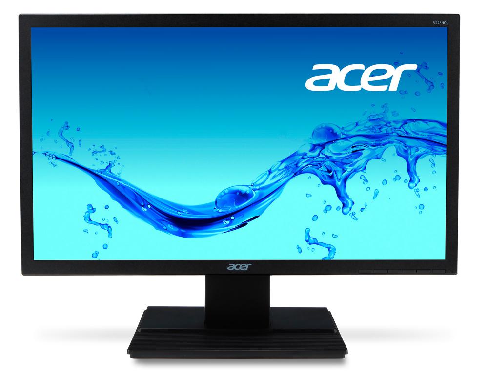 21.5" Acer V226HQLBB Black LED 1920x1080, 100M:1, 90°/65°, 5ms, 200cd/m2, VGA