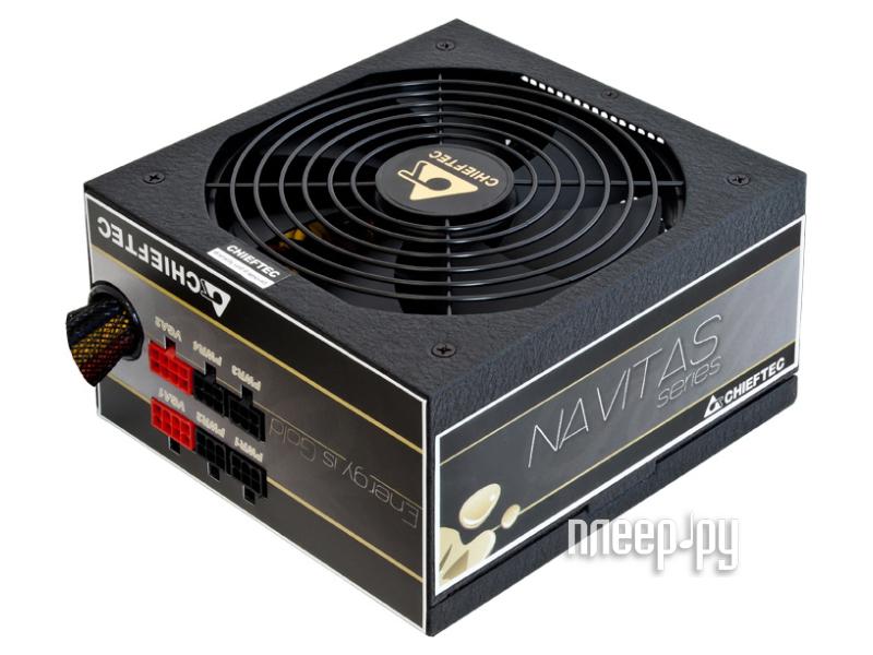 БП Chieftec Navitas 650W GPM-650C (ATX 2.3, 24+8-pin, 2x6/8-pin, 3xHDD, 1xFDD, 6xSATA, 140mm, APFC, 80+ Gold, Cable Management) RTL