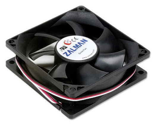 Вентилятор 80mm Zalman ZM-F1 Plus(SF) (80x80x25mm, 2000RPM, 20-23dBA, 3-pin) RTL