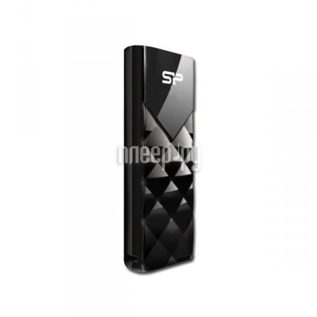 8 Gb Silicon Power Ultima U03 Black (SP008GBUF2U03V1K) (выдвижной/-пластик) Retail