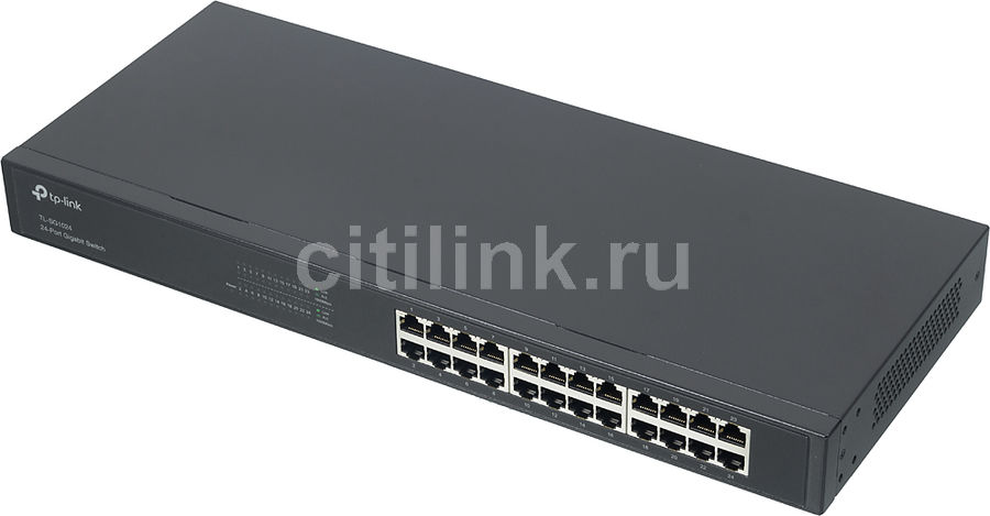Switch TP-Link TL-SG1024 24-port Gigabit 10/100/1000Mbps 19" Стоечный RTL