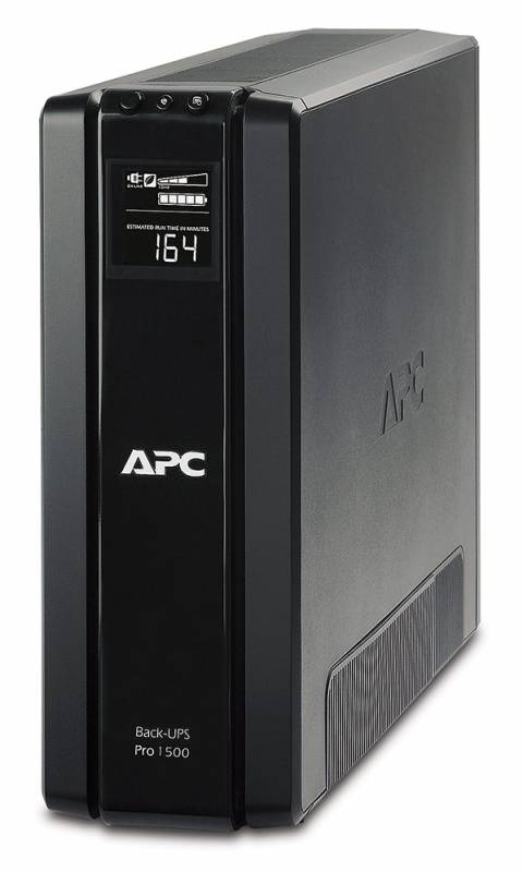Источник бесперебойного питания APC Back-UPS Pro 1500VA (BR1500G-RS) (1500VA/ 865W, 6 розеток, AVR, Защита телефонной линии, USB, RS-232) RTL
