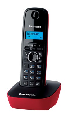 Радиотелефон Panasonic KX-TG1611RUR Black-Red
