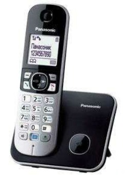 Радиотелефон Panasonic KX-TG6811RUB Black-Grey, 1 трубка, громкая связь, RTL
