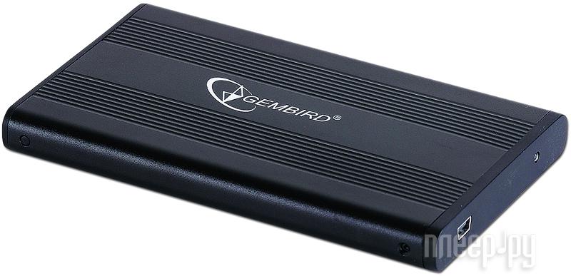 External case for HDD 2,5" Gembird EE2-U2S-5 Black (2.5", SATA, USB2.0) RTL
