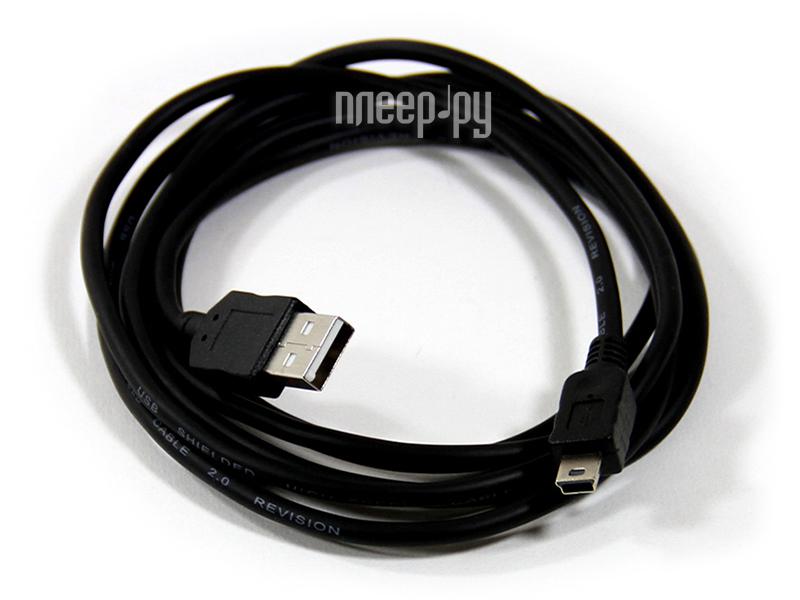 Кабель USB 2.0 A-miniB 1.8m Telecom (TC6911BK) Black