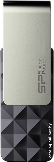 32 Gb USB3.0 Silicon Power Blaze B30 (SP032GBUF3B30V1K), Black-Silver
