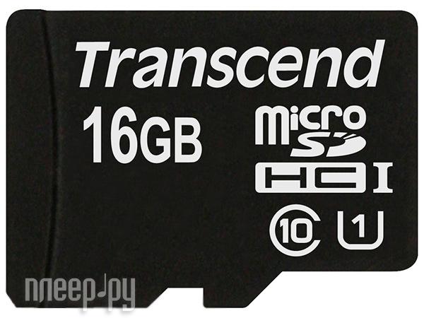 Micro SD 16 Gb Transcend UHS-I Class10 TS16GUSDCU1 RTL