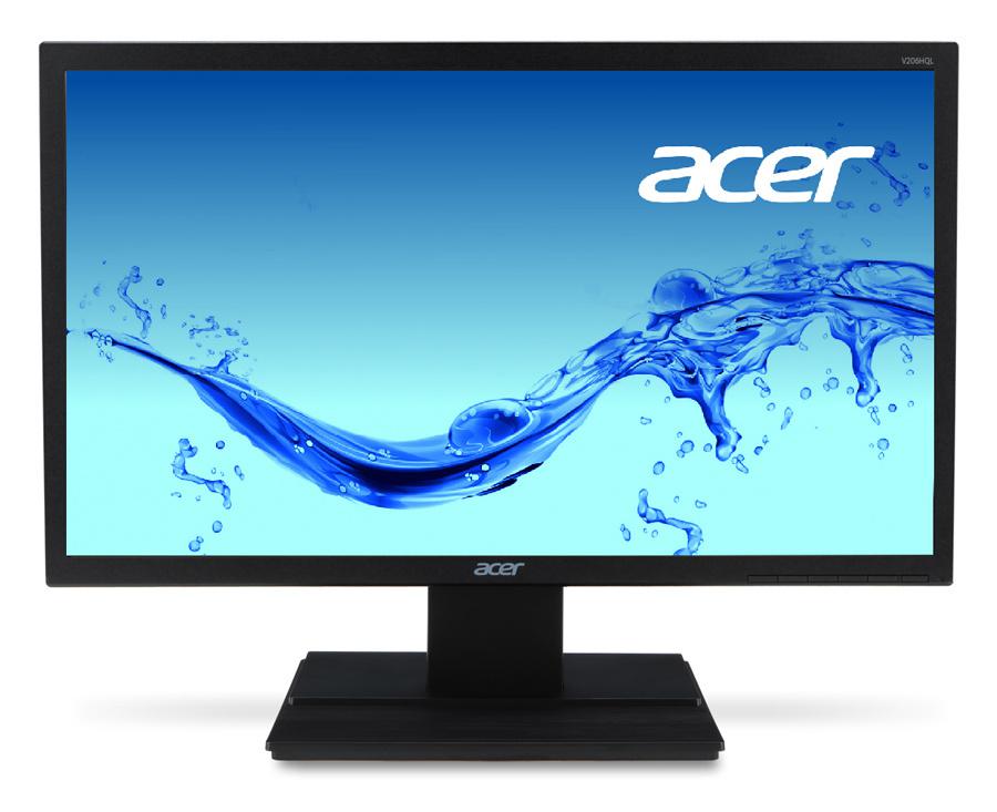 19.5" Acer V206HQLAB (D-Sub, 5 мс, 1600x900, 200 кд/м2, 100M:1, 90°/65°) RTL