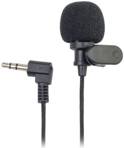 Микрофон RITMIX RCM-101 (конденсаторный, петличный, направленность: всенаправленный, 20-20000 Гц, 50 дБ, 1.2 м, 3.5 мм)