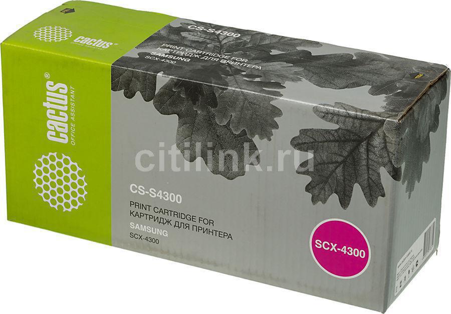 Картридж Cactus CS-S4300 для Samsung SCX-4300, черный