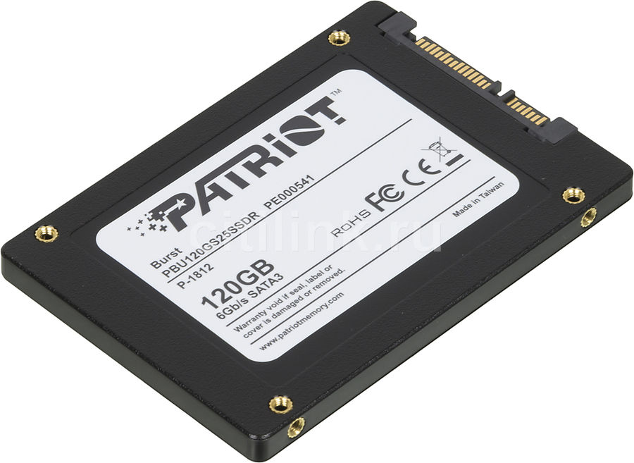 SSD 2,5" SATA-III Patriot 120Gb Burst (PBU120GS25SSDR)